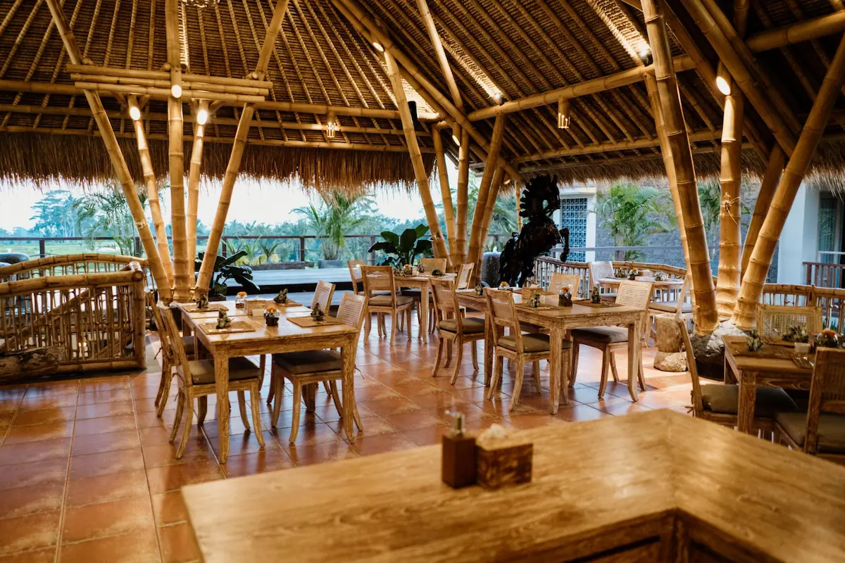 Bamboo Wood Cafe Design